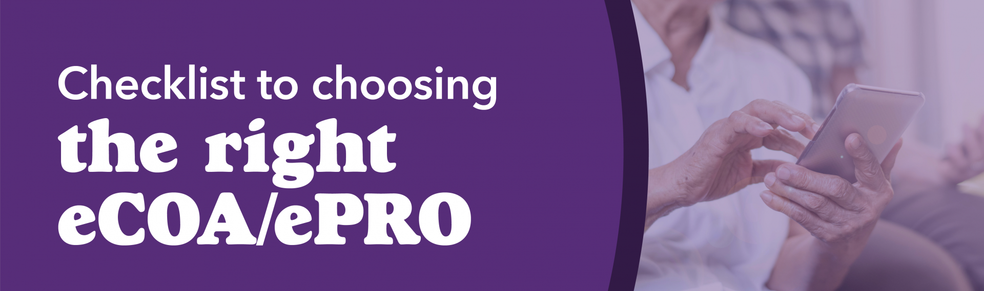 banner for checklist ePRO